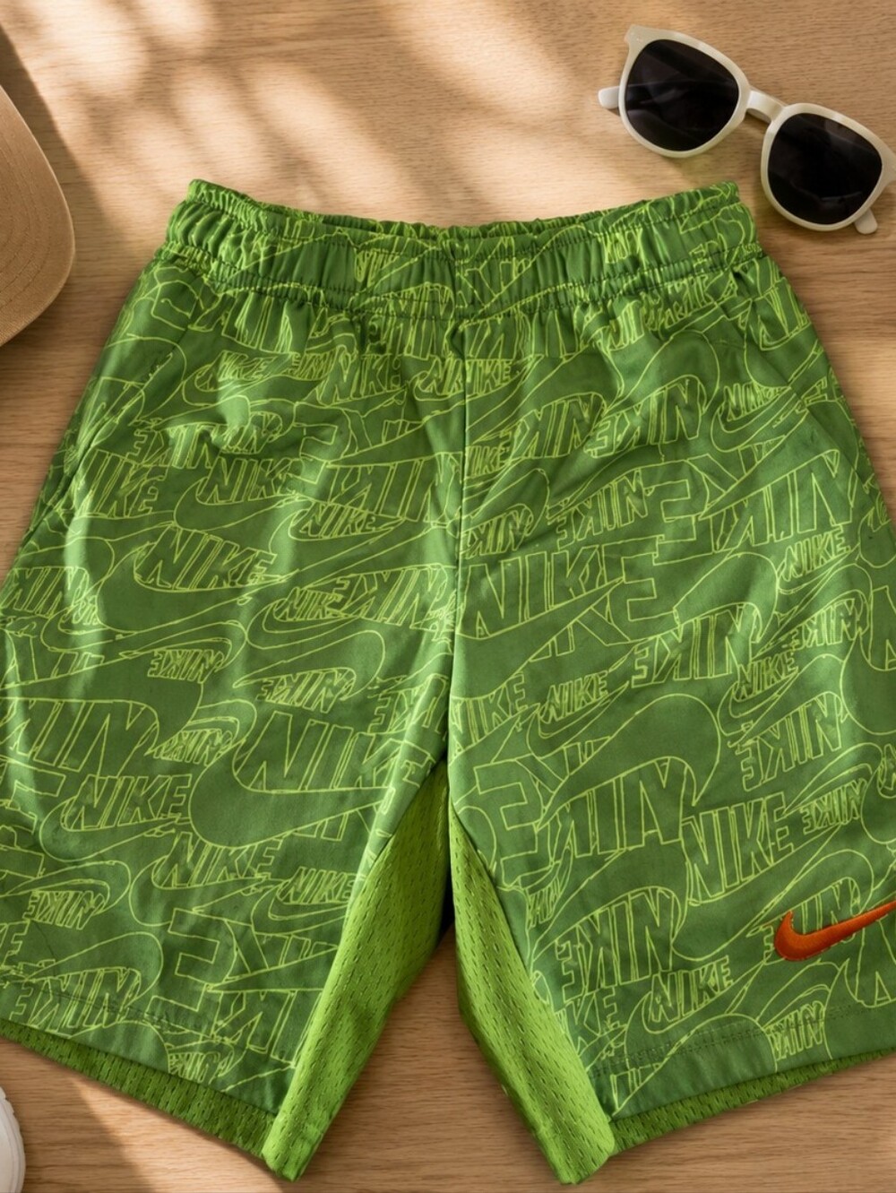 Nike Green Dri-Fit Kids Shorts Size 5-6